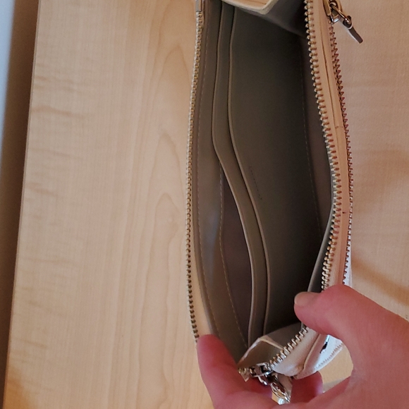 Coach White Wristlet - Leather